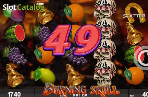 Οθόνη4. Burning Skull Κουλοχέρης