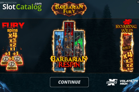 Οθόνη2. Barbarian Fury Κουλοχέρης