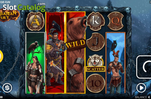 Οθόνη3. Barbarian Fury Κουλοχέρης