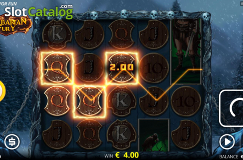 Οθόνη4. Barbarian Fury Κουλοχέρης