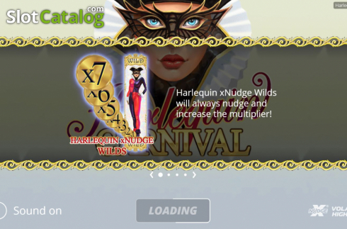 Οθόνη2. Harlequin Carnival Κουλοχέρης