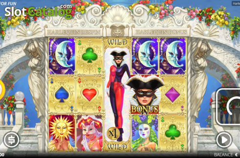 Οθόνη3. Harlequin Carnival Κουλοχέρης