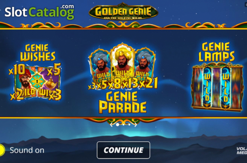 Οθόνη2. Golden Genie (Nolimit City) Κουλοχέρης