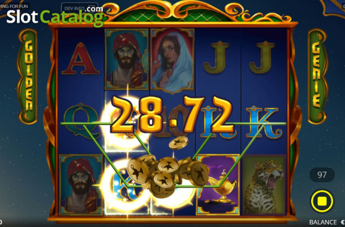 Οθόνη4. Golden Genie (Nolimit City) Κουλοχέρης
