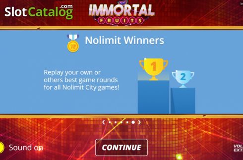 Οθόνη2. Immortal Fruits Κουλοχέρης