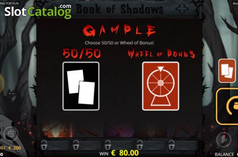 Οθόνη6. Book of Shadows (Nolimit City) Κουλοχέρης