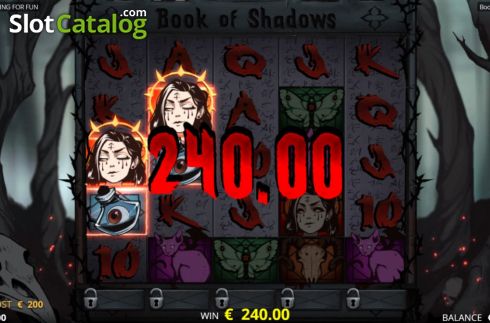 Οθόνη5. Book of Shadows (Nolimit City) Κουλοχέρης