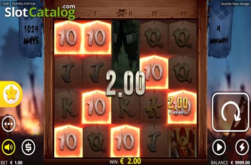 Οθόνη4. Bushido Ways xNudge Κουλοχέρης
