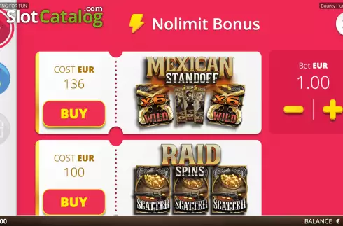 Οθόνη5. Bounty Hunters (Nolimit City) Κουλοχέρης