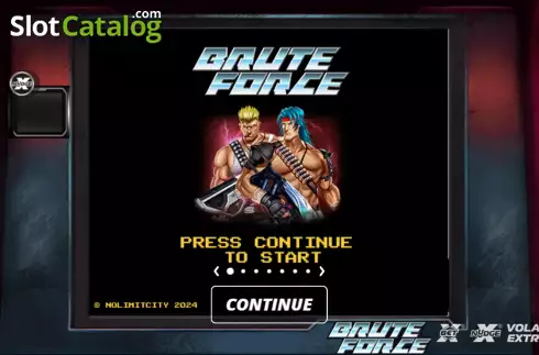 Οθόνη2. Brute Force (Nolimit City) Κουλοχέρης