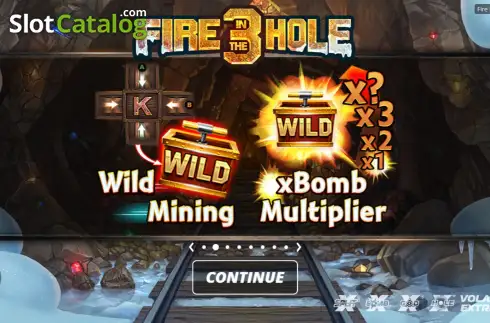 Οθόνη2. Fire in the Hole 3 Κουλοχέρης