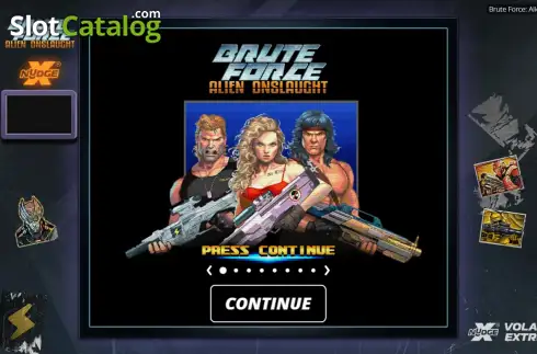 Οθόνη2. Brute Force Alien Onslaught Κουλοχέρης