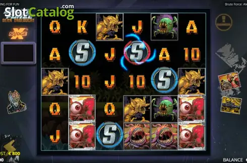 Οθόνη9. Brute Force Alien Onslaught Κουλοχέρης