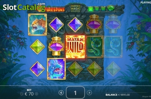 Οθόνη5. Mayan Magic Wildfire Κουλοχέρης 