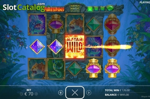 Οθόνη6. Mayan Magic Wildfire Κουλοχέρης 