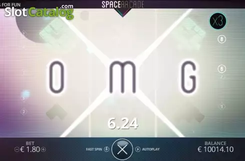 Μεγάλη νίκη. Space Arcade (Nolimitcity) Κουλοχέρης