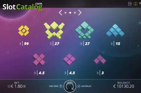 Σύμβολα πληρωμής. Space Arcade (Nolimitcity) Κουλοχέρης