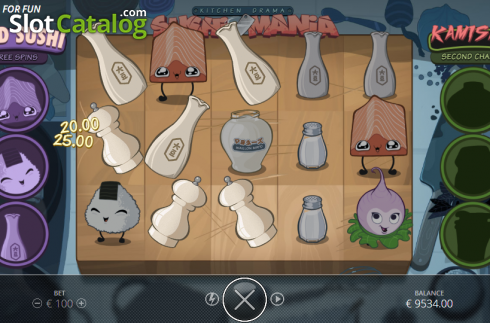 Οθόνη 5. Kitchen drama Sushi Mania Κουλοχέρης 