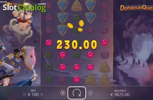 Οθόνη4. Dungeon Quest Κουλοχέρης