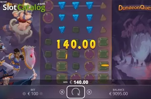 Οθόνη5. Dungeon Quest Κουλοχέρης