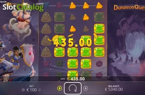 Οθόνη7. Dungeon Quest Κουλοχέρης