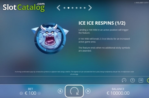 Οθόνη7. Ice Ice Yeti Κουλοχέρης