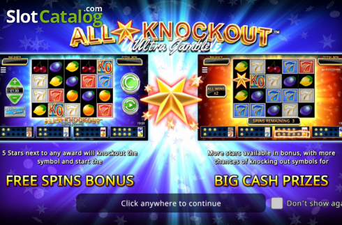 Οθόνη2. All Star Knockout Ultra Gamble Κουλοχέρης 