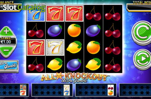 Οθόνη3. All Star Knockout Ultra Gamble Κουλοχέρης 