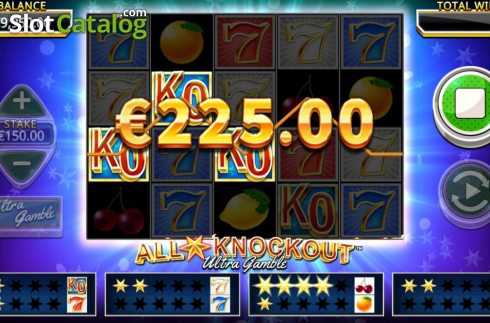 Οθόνη4. All Star Knockout Ultra Gamble Κουλοχέρης 