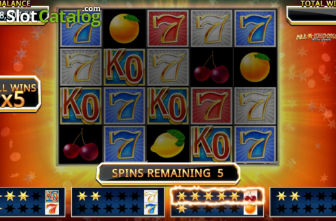Οθόνη5. All Star Knockout Ultra Gamble Κουλοχέρης 