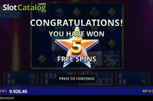 Οθόνη8. 5 Star Knockout Κουλοχέρης 