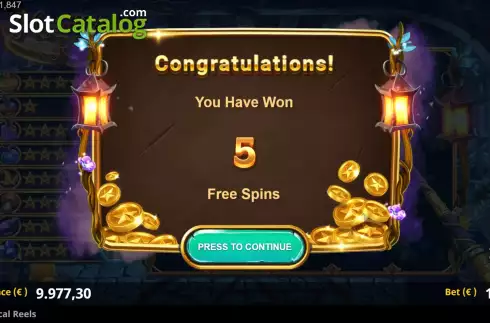Οθόνη6. Magical Reels Κουλοχέρης 