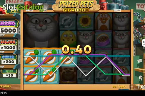 Οθόνη4. Prized Pets Gigablox Κουλοχέρης