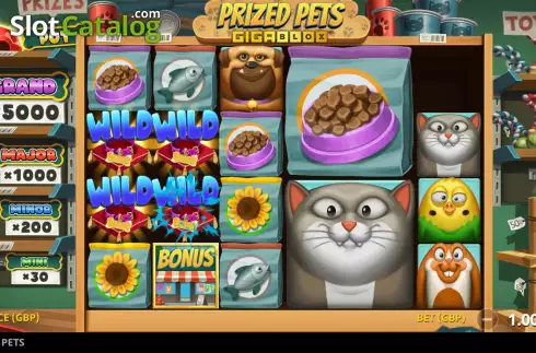 Οθόνη7. Prized Pets Gigablox Κουλοχέρης