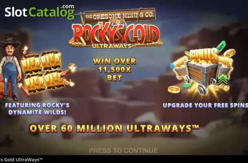 Οθόνη2. Rocky’s Gold Ultraways Κουλοχέρης