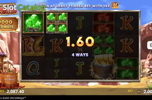 Οθόνη4. Rocky’s Gold Ultraways Κουλοχέρης