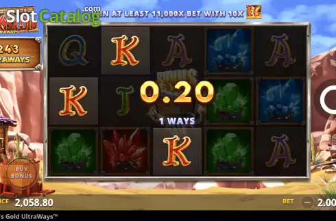 Οθόνη5. Rocky’s Gold Ultraways Κουλοχέρης