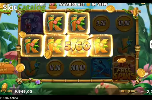 Οθόνη5. Monkey Bonanza Κουλοχέρης