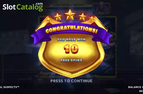 Οθόνη6. Unusual Suspects (Northern Lights Gaming) Κουλοχέρης