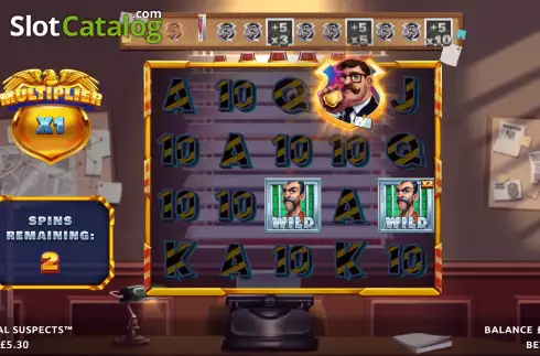 Οθόνη9. Unusual Suspects (Northern Lights Gaming) Κουλοχέρης