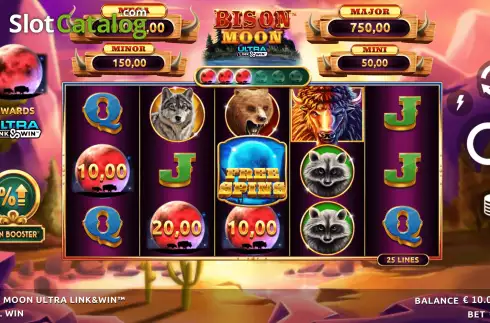Οθόνη3. Bison Moon Ultra Link&Win Κουλοχέρης