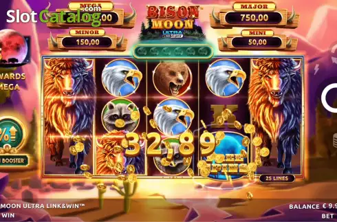 Οθόνη5. Bison Moon Ultra Link&Win Κουλοχέρης