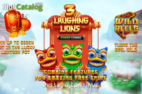 Οθόνη2. 3 Laughing Lions Power Combo Κουλοχέρης