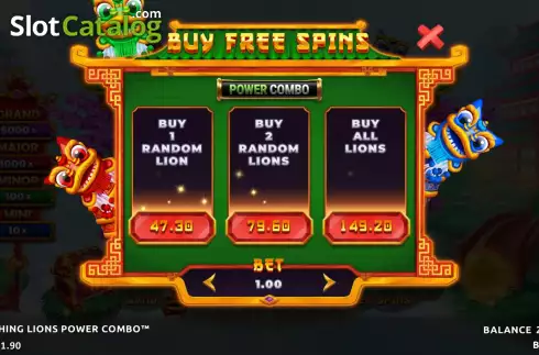 Οθόνη7. 3 Laughing Lions Power Combo Κουλοχέρης