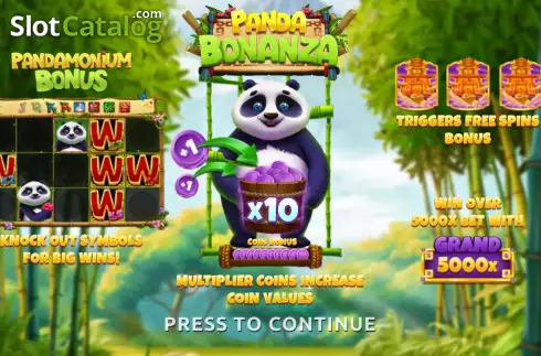 Οθόνη2. Panda Bonanza Κουλοχέρης