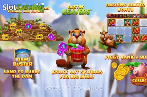Οθόνη2. Bustin' Beavers Κουλοχέρης