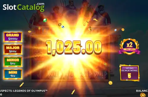 Οθόνη3. Unusual Suspects: Legends of Olympus Κουλοχέρης