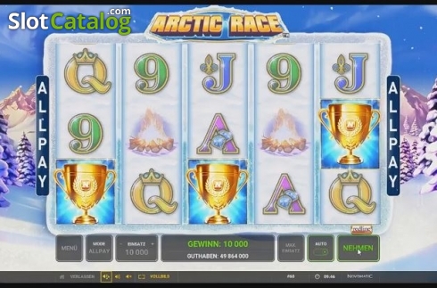 Οθόνη2. Arctic Race Κουλοχέρης 