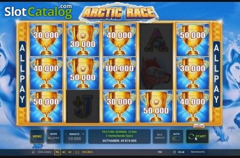 Οθόνη4. Arctic Race Κουλοχέρης 