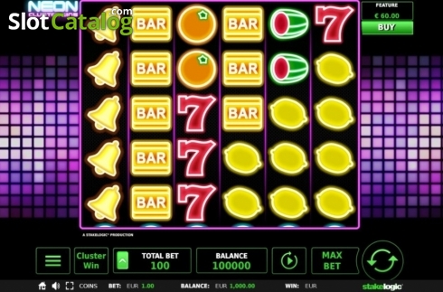 Οθόνη5. Neon Cluster Wins Κουλοχέρης